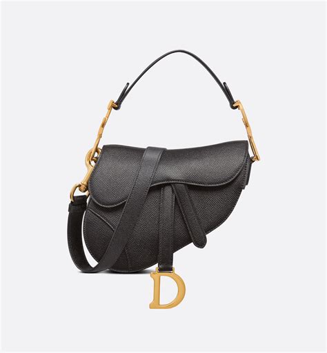 dior black saddle bag mini|dior mini saddle bag price.